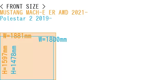 #MUSTANG MACH-E ER AWD 2021- + Polestar 2 2019-